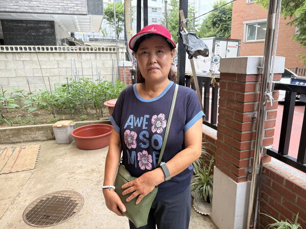 [이날 북녘 음식을 준비한 송정숙 씨]